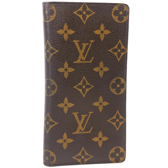 Louis Vuitton Handbags - Louis Vuitton Porte Cartes Long Wallet Billfold Monogram Canvas Brown